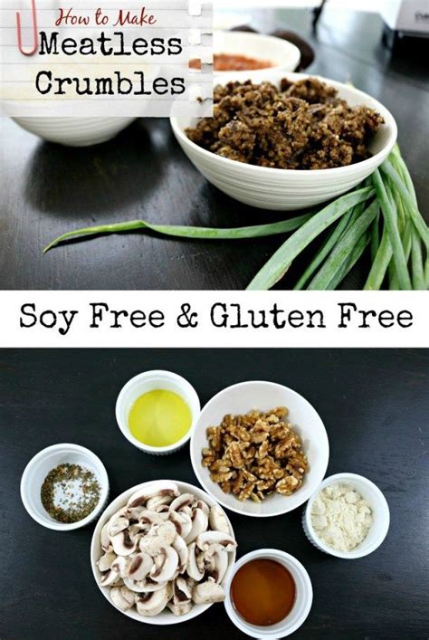 Meatless Crumbles Easy To Make And Tastes Amazing Soy Free Gluten