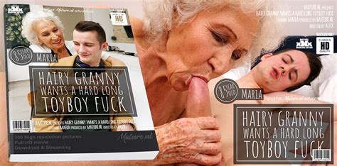 Our Toyboy Is In For A Treat With 85 Year Old Hairy Granny Maria