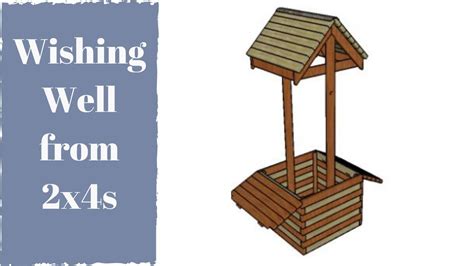 Diy Square Wishing Well Plans Diy Wishing Well Free Woodworking Plans
