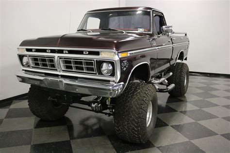 With the dependable and powerful 360 v8 tied into the manual 4 speed manual transmission will get you in and out of plenty of trouble. 1976 Ford F-150 | Streetside Classics - The Nation's ...