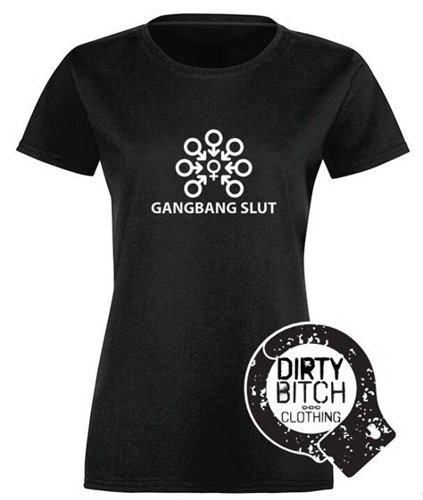 Gangbang Slut Logo Adult T Shirt Clothing Boobs Hotwife Etsy Canada