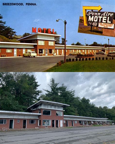 Dead Motels Usa The Penn Aire Motel Of Breezewood Pennsylvania