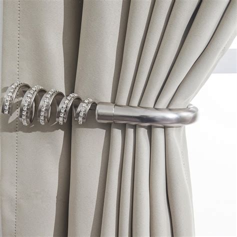 Home Harmony Decorative Curtain Holdbacks Wall Mounted Curtain Tie