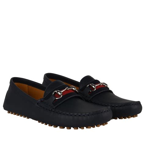 Gucci Children Boys Driver Loafers Kids Loafers Flannels