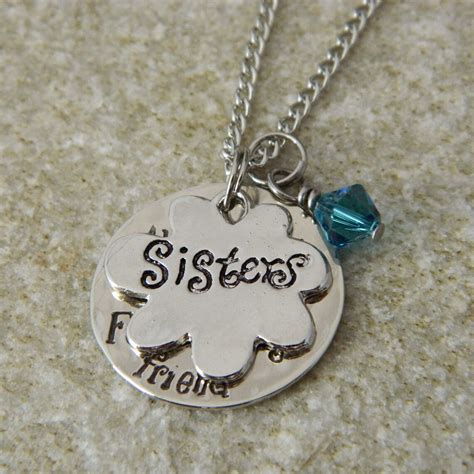 Sister Necklace Always My Sister Forever My Friend With Etsy