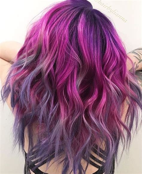 Pin By DiamondRoseEV On Multi Colored Hair Bright Hair Colors