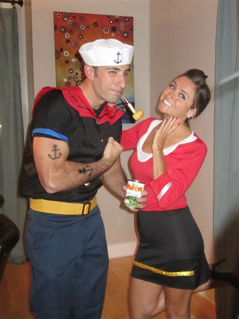 Süße Kostüme für Paare Popeye und Olivia Couples costumes Best