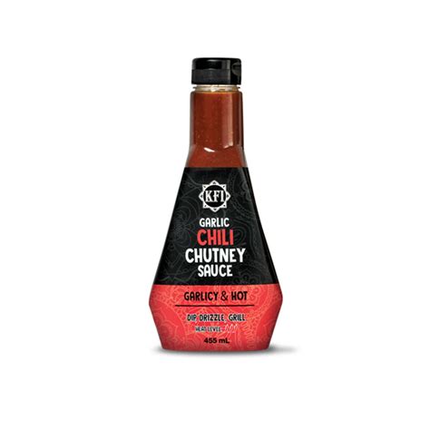 Buy Kfi Spicy Garlic Chili Chutney Sauce 455ml Online South Asian Central
