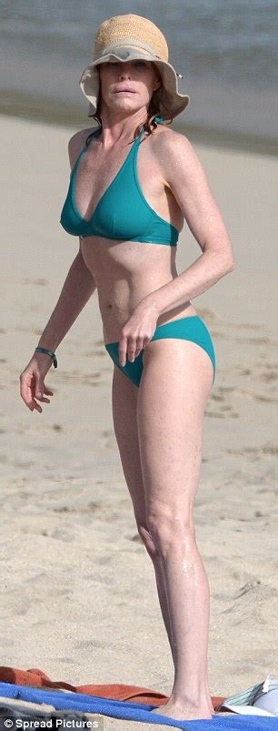 Csi S Marg Helgenberger Displays Enviable Bikini Body While Soaking Up