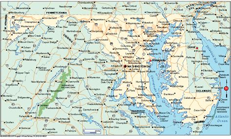 Maryland Map Travelsfinderscom