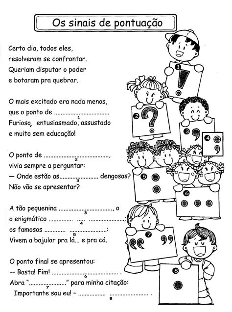 Exercicios De Pontuação 4 Ano Ensino