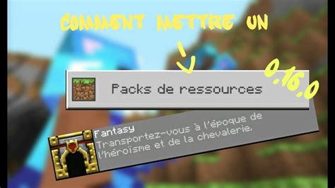 Comment Mettre Un Ressource Pack Sur Minecraft Pocket Edition 0160