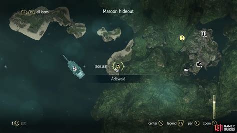 Maroon Hideout Maps And Treasure Locations Freedom Cry Assassin S