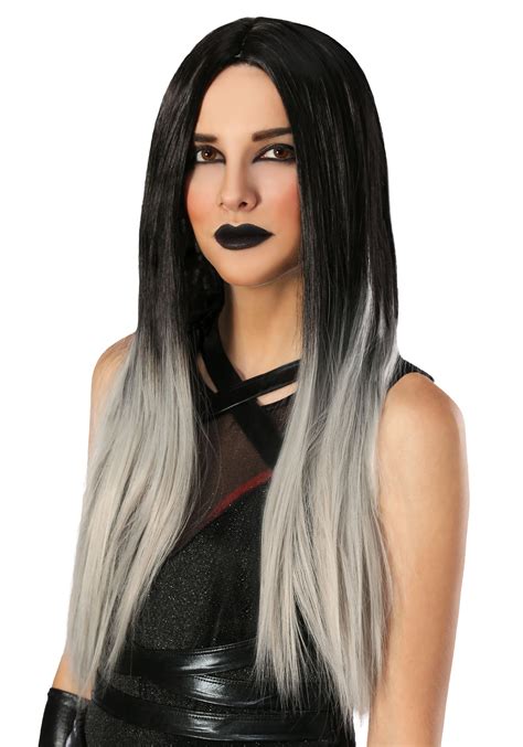 Here is my attempt at diy balayage + ombre hair at home. Black and Grey Ombre Women's Wig