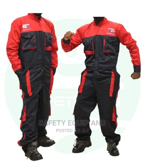 Safety Overalls Navy Blue With Red Piping In Nairobi Central