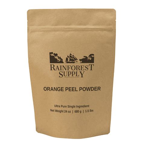 Orange Peel Powder Rainforest Supply