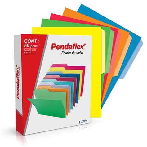 Folder De Papel TamaÑo Carta Tops Products Pendaflex 05012si Tipo 12