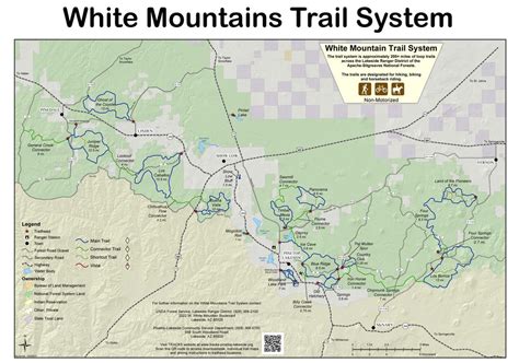 Trail Maps Tracks White Mountains