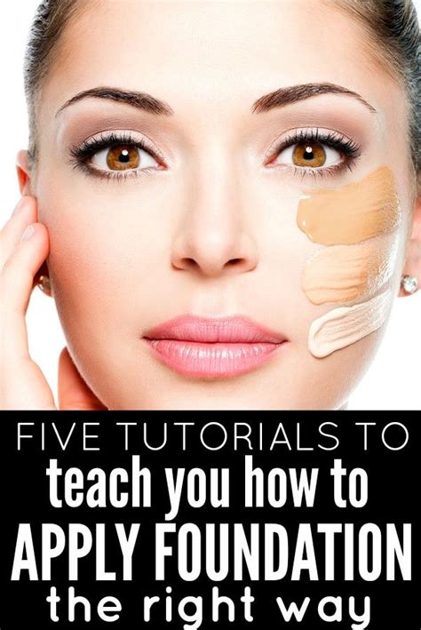 5 tutorials to teach you how to apply foundation like a pro base de maquillaje aplicación de