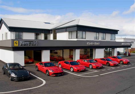 Irish Cartravel Magazine New Ferrari Showroom Opens In Belfast