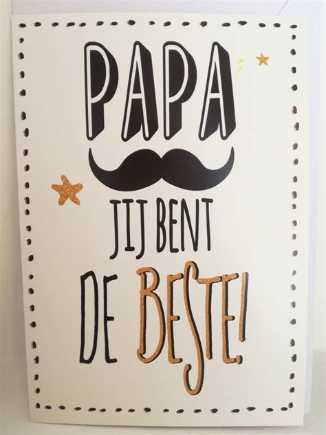 Wenskaart Papa Jij Bent De Beste Tea And Herbs