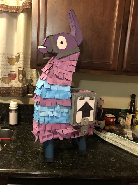 7 Hours Of Hardwork Later And We Finished Our Fortnite Loot Llama