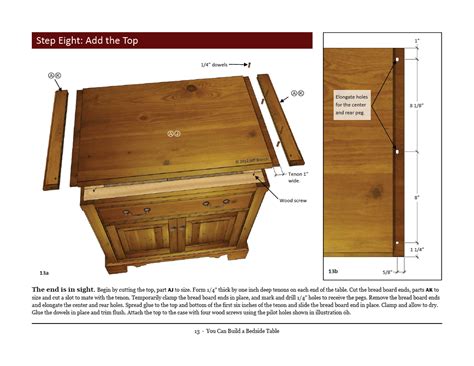 Made By Design Detail Woodworking Plans For Bedside Table