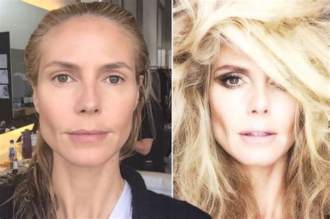 Heidi Klum Shares Dramatic Before And After Pictures Of Her Photo Shoot