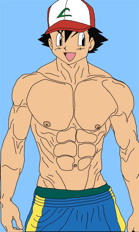 Ash Ketchum Muscle By Theology132 On Deviantart