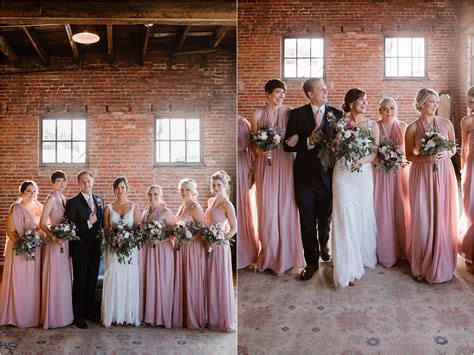 Chic Light Pink And Navy Blue Wedding At The Standard Venue