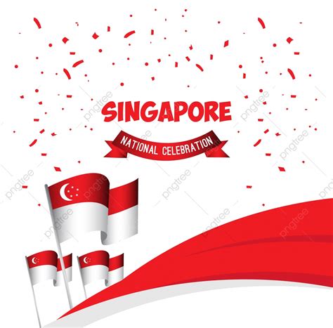 Singapore National Day Vector Design Images Singapore National