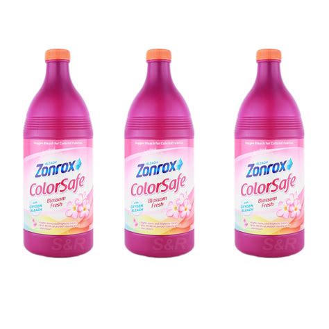 Zonrox Bleach Color Safe Blossom Fresh 3 Bottles