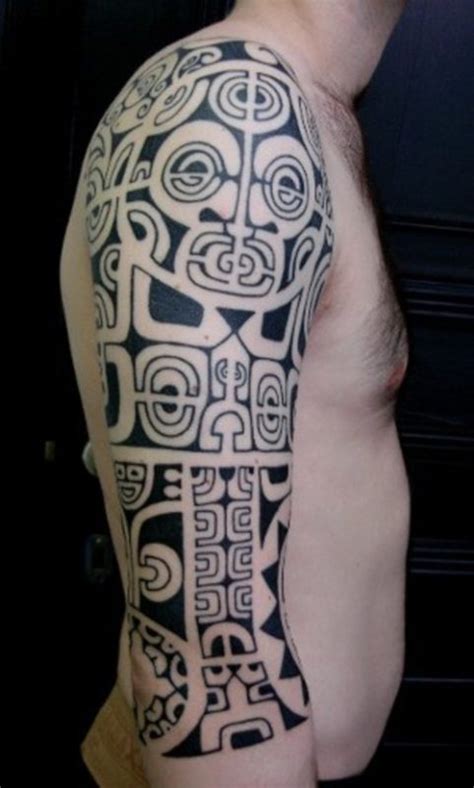 57 Fantastic Maori Shoulder Tattoos