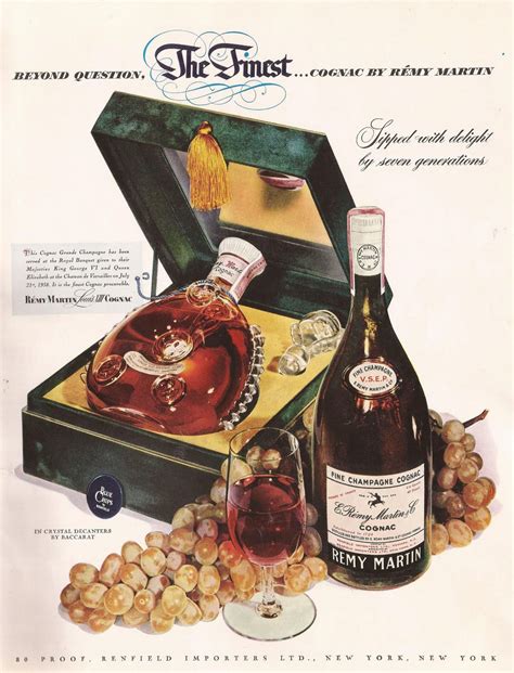 Remy Martin Cognac Ad From Holiday Magazine November 1951 Remy