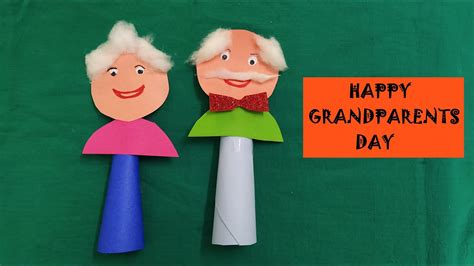 Easy Grandparents Day Craft For Kids 👵🏻👴🏻 Youtube