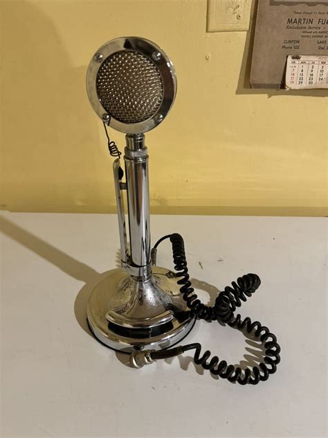 Vintage Astatic Silver Eagle Microphone For Cbham Radio Model D104 Ebay