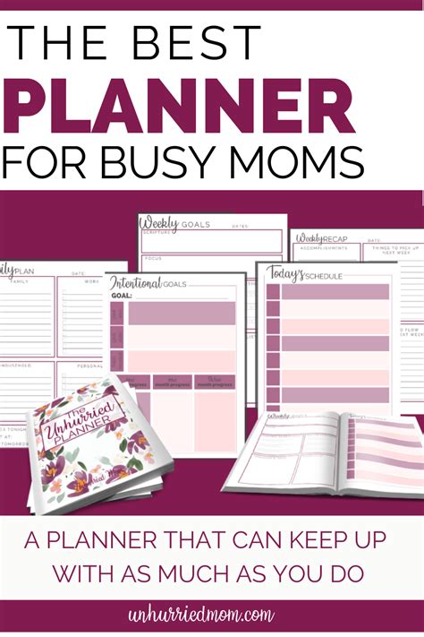 The Best Free Printable Planner For Busy Moms Planner Printables Free