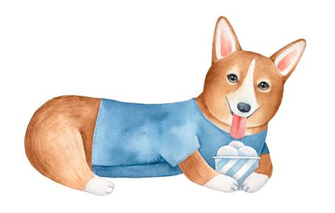 Best Dog Eating Ice Cream Illustrations Royalty Free