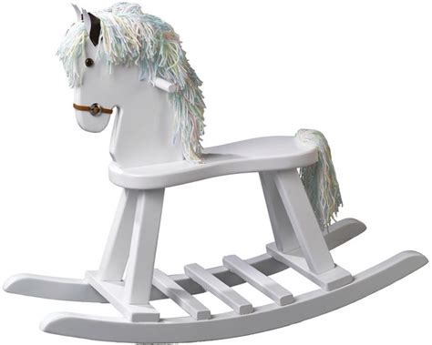 Up To 33 Off White Flat Seat Rocking Horse Amish Outlet Store