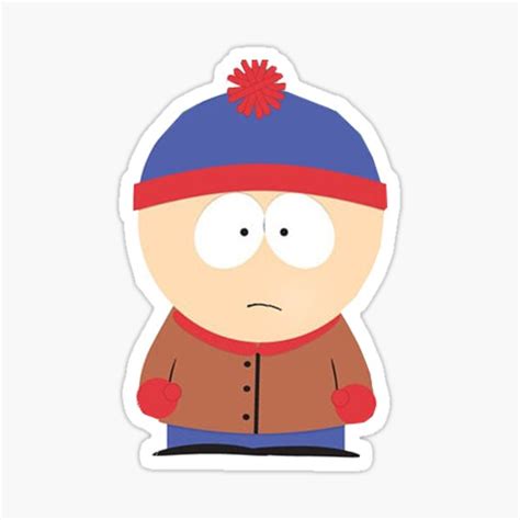 Stan Marsh South Park Sticker For Sale By Splouf10 Redbubble