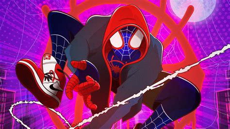 Miles Morales In Spider Man Into The Spider Verse Wallpapers Hd Wallpapers Id 27359