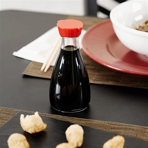 Town 19814 5 Oz Red Top Soy Sauce Bottle 12pack