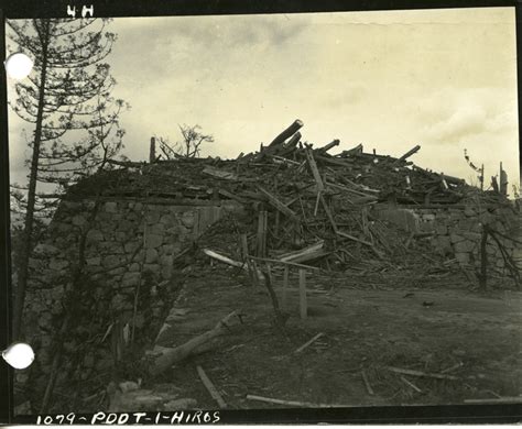 Blast Destroyed Ruins Of Hiroshima Castle International Center Of