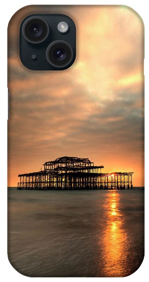 Brighton Pier Sunset Iphone Case By Len Brook Pixels
