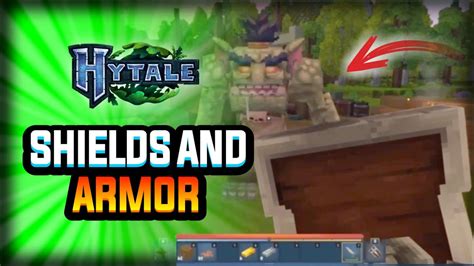 Gaias Special Shield Armor And Shield In Hytale Youtube
