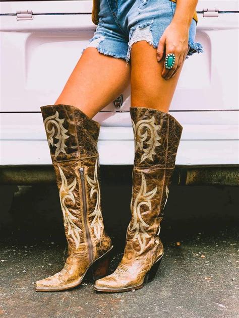 Cowgirl Boots Knee High Western Boots Rider Boots Boots