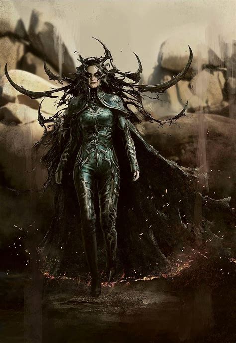 Hela 01aleksi Briclot Thor Mitologia Nordica Heróis Marvel