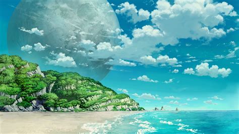 Beach Clouds Mitsu Ura Nobody Original Planet Scenic Sky