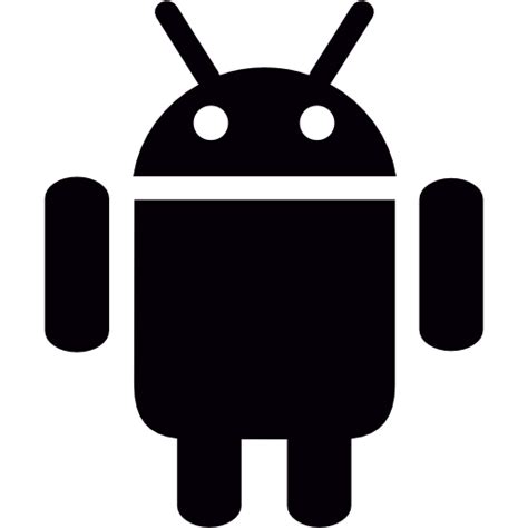 Android Grote Logo Pictogram In Android Collection Filled Icons