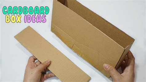 3 Creative Ways To Reuse Cardboard Boxes Youtube